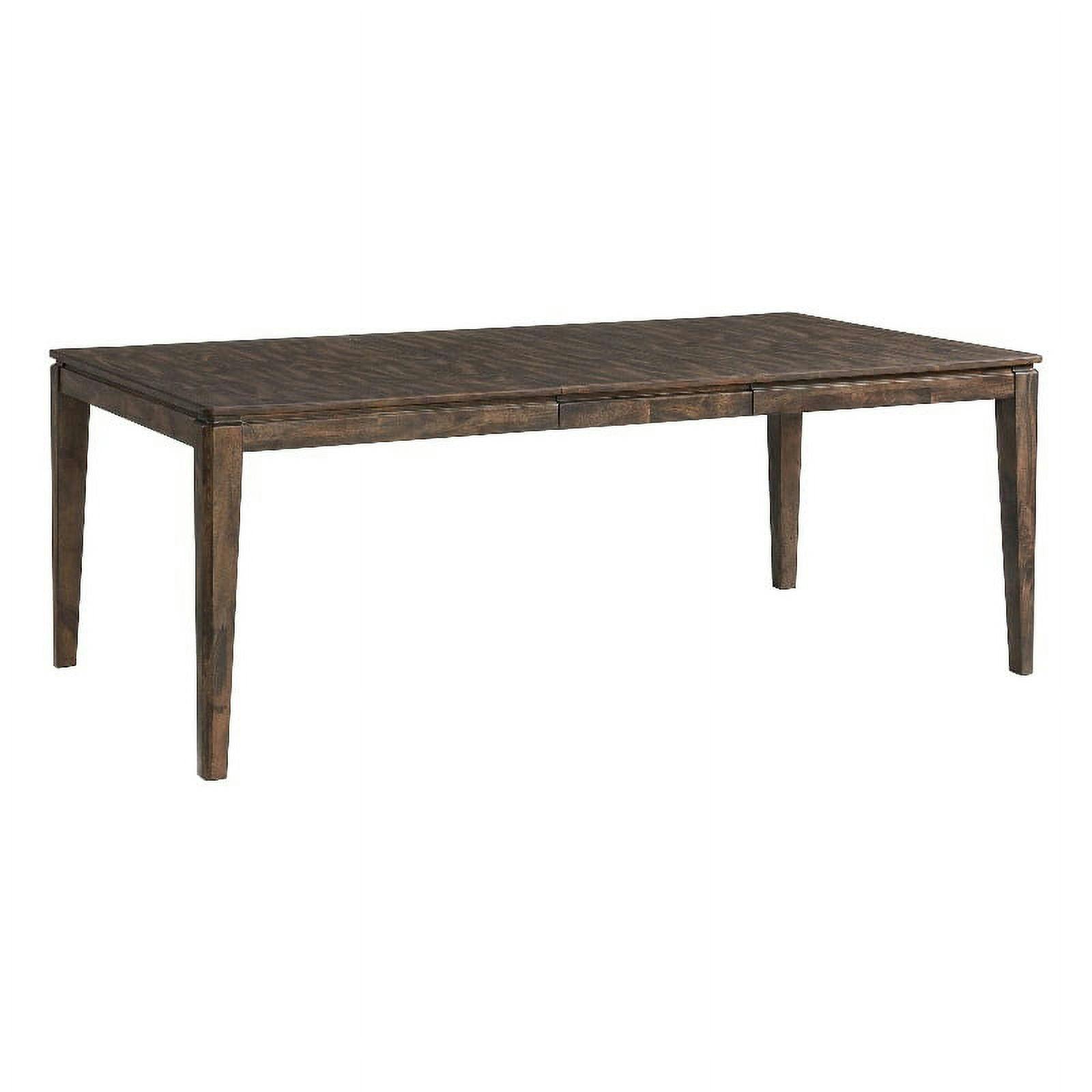 Transitional Brushed Mango Extendable Dining Table