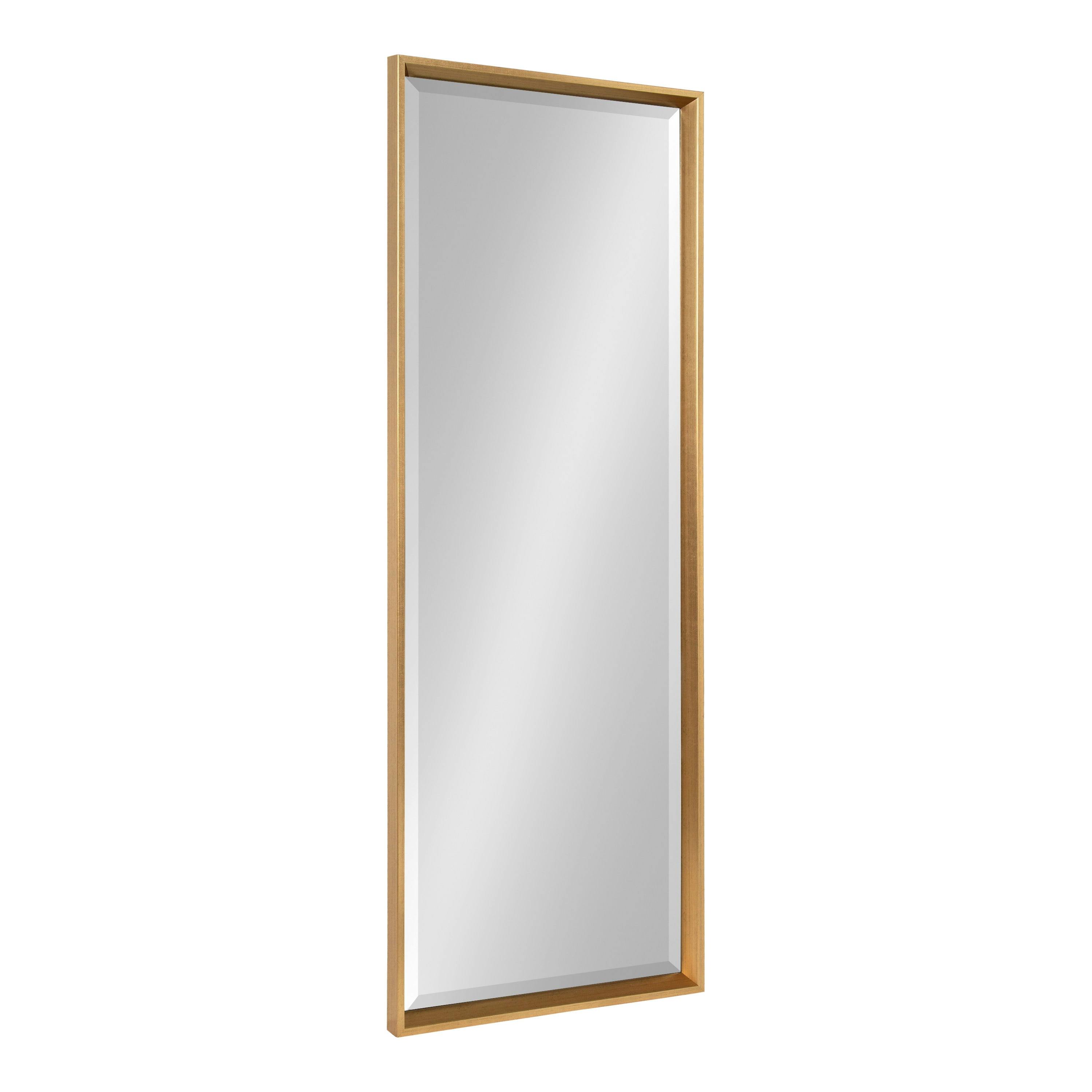 Calter Gold Full Length 55.75" Rectangular Wall Mirror