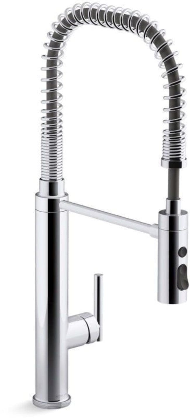Purist 30.75" Chrome Semi-Professional Kitchen Faucet with Pull-Out Spray