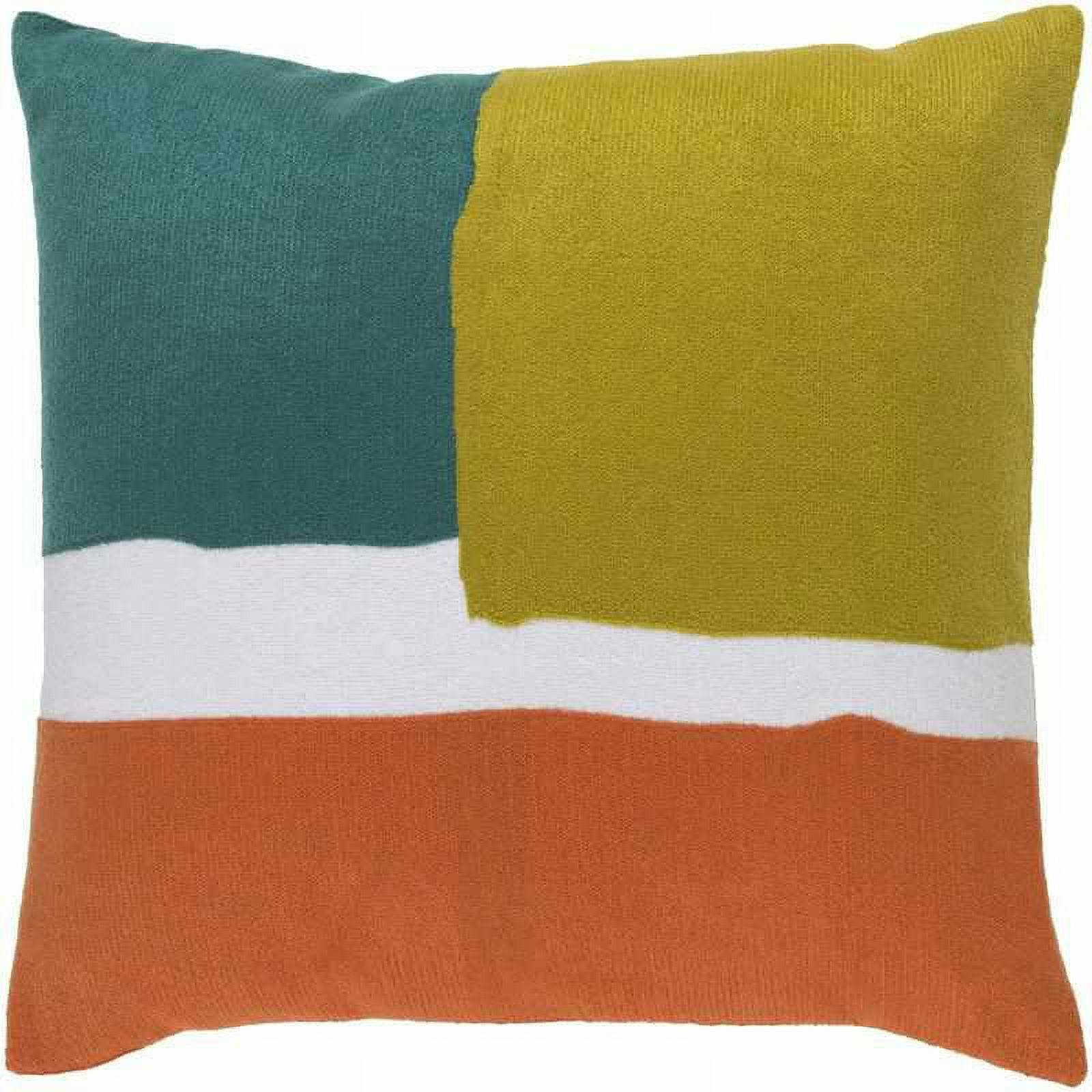 Harvey Square 20" Embroidered Kids Decorative Pillow