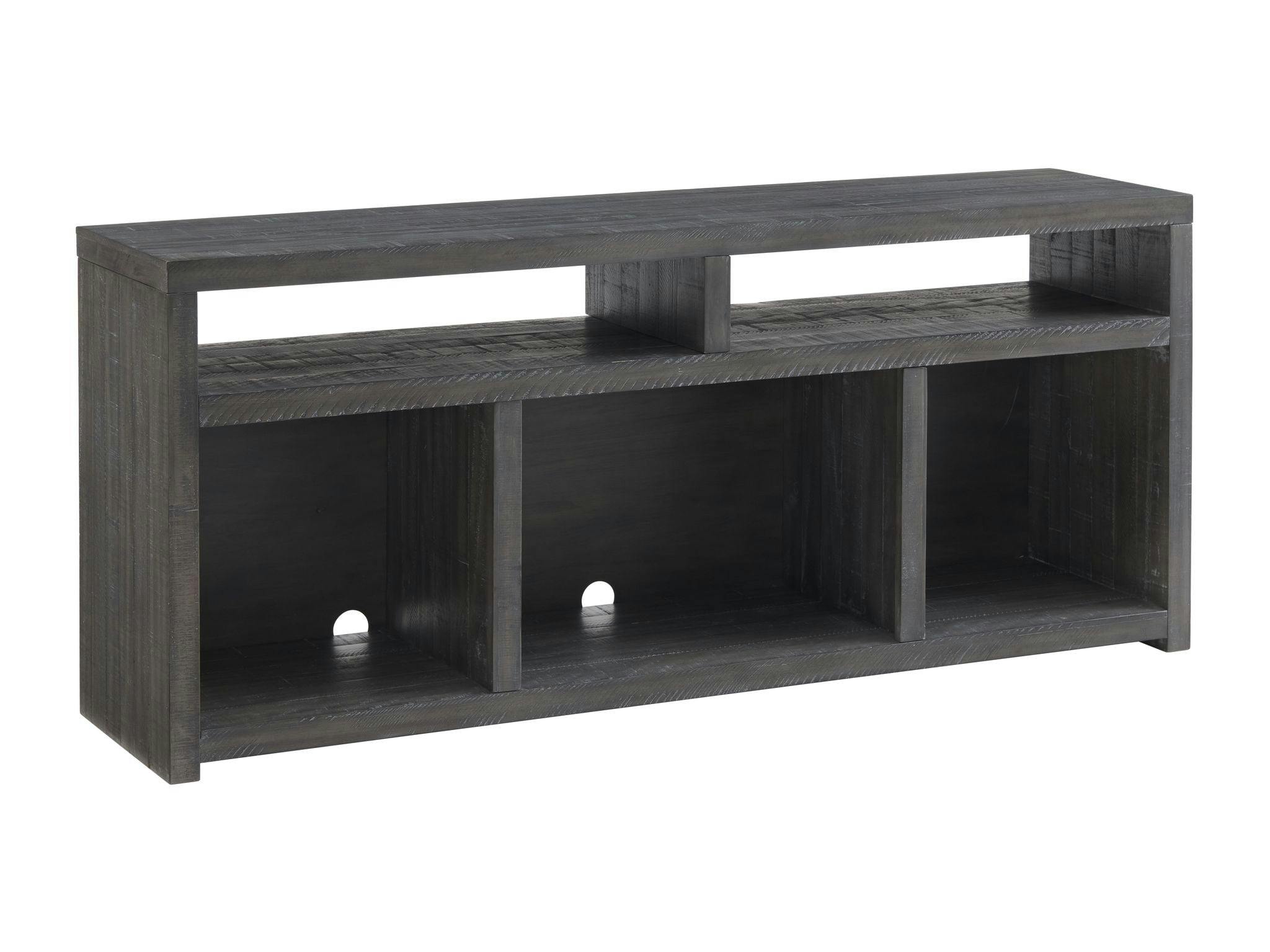 Lexington Casual Rustic Gray 70" Solid Pine TV Stand