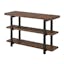 Rustic Natural 52" Wood and Metal Media Console with Storage