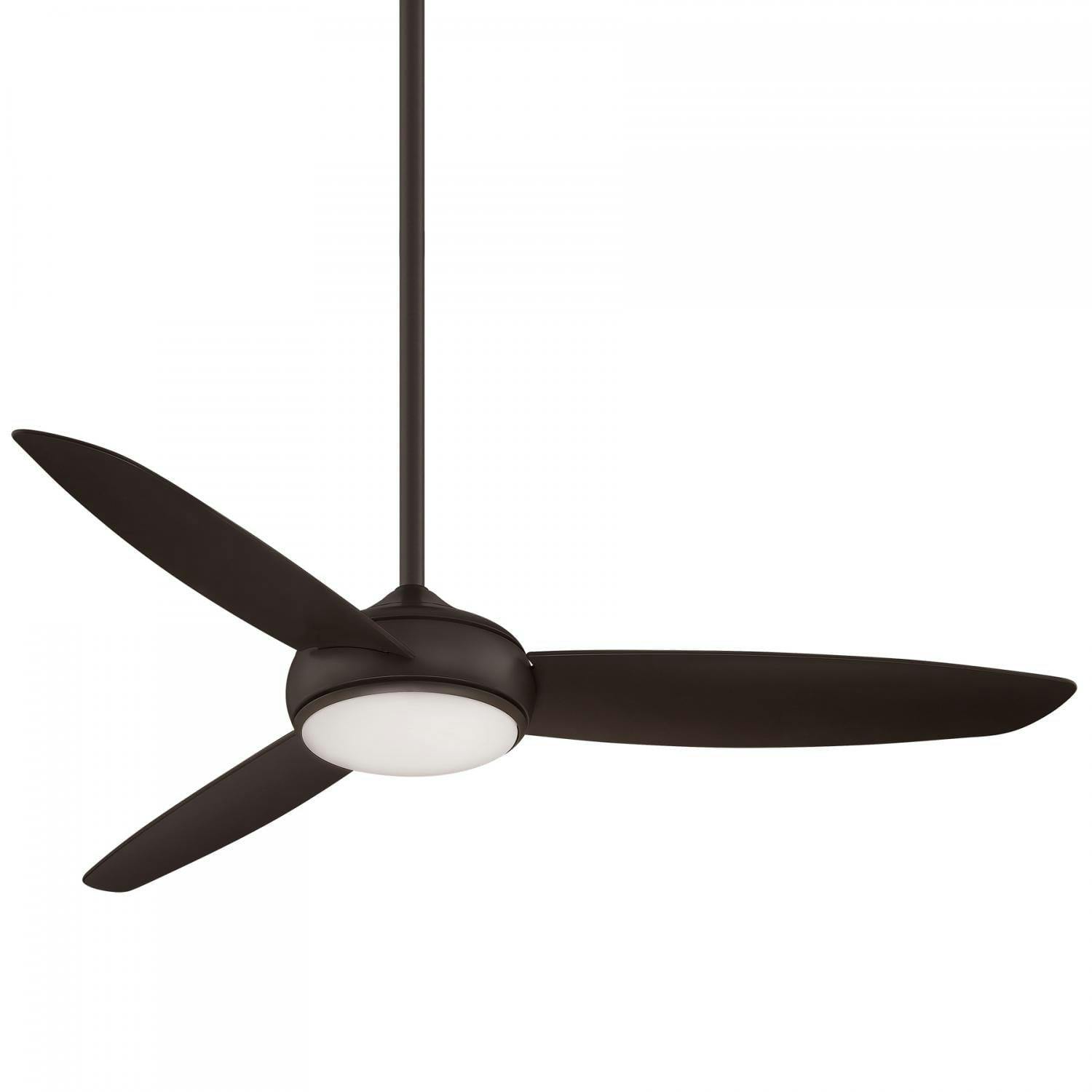 54" Smart LED Ceiling Fan in Oil Rubbed Bronze with Etched Opal Glass