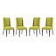 Elegant Wheatgrass Upholstered Side Chair with Polished Nailhead Trim