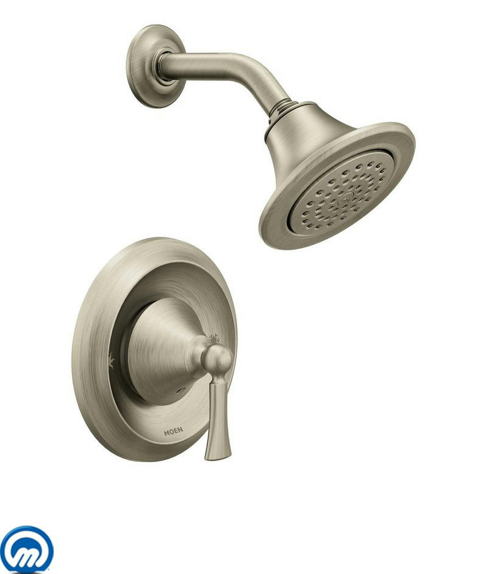 Classic Distressed Bronze Wall-Mounted Shower Trim Kit