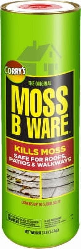 EcoShield Moss-Free Outdoor Surface Protector, 3 lb Multicolor Mix