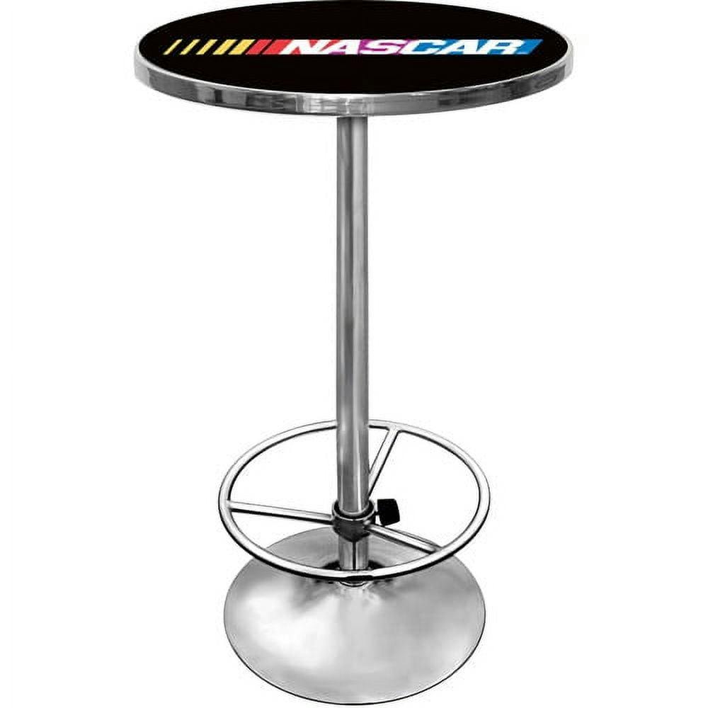 Retro Round 42" Bar Height Table with Acrylic Top & Metal Base