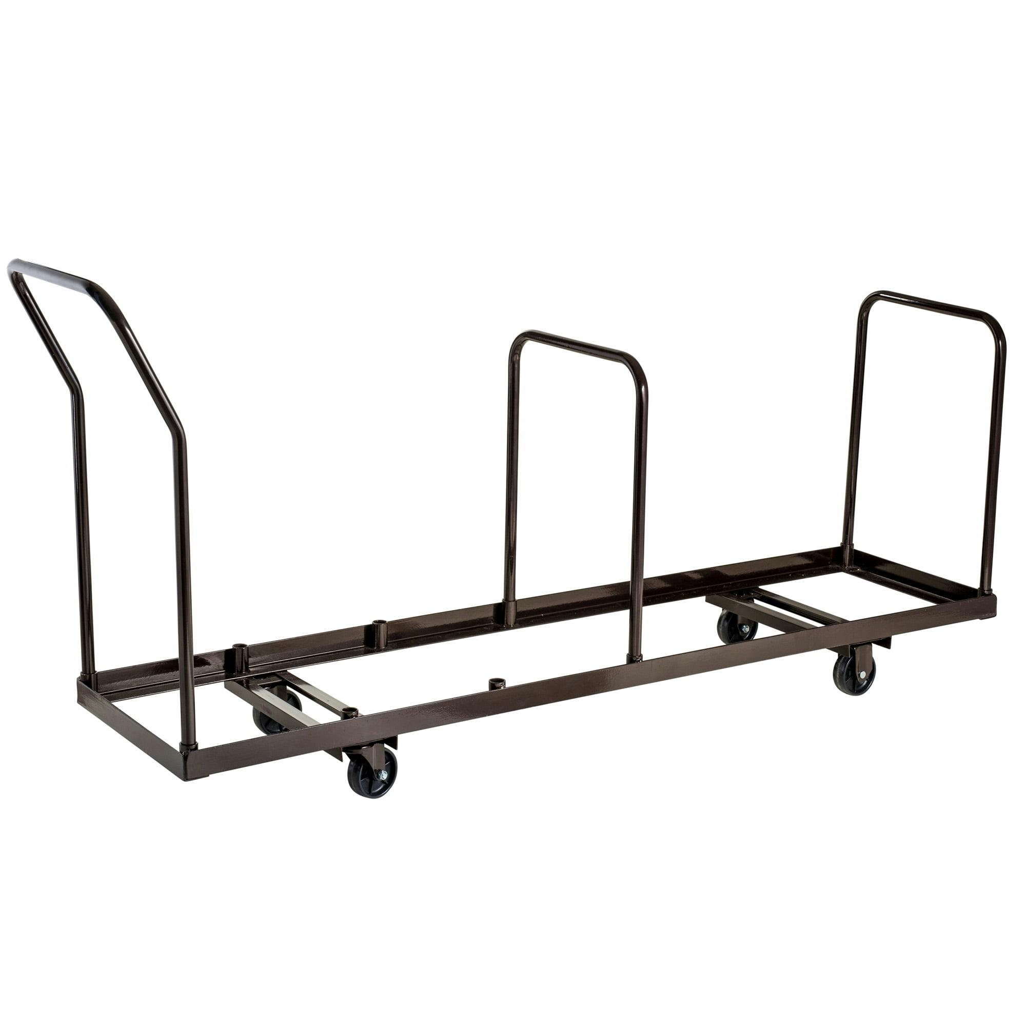 Solid Steel Vertical Folding Chair Storage Dolly, 35 Capacity