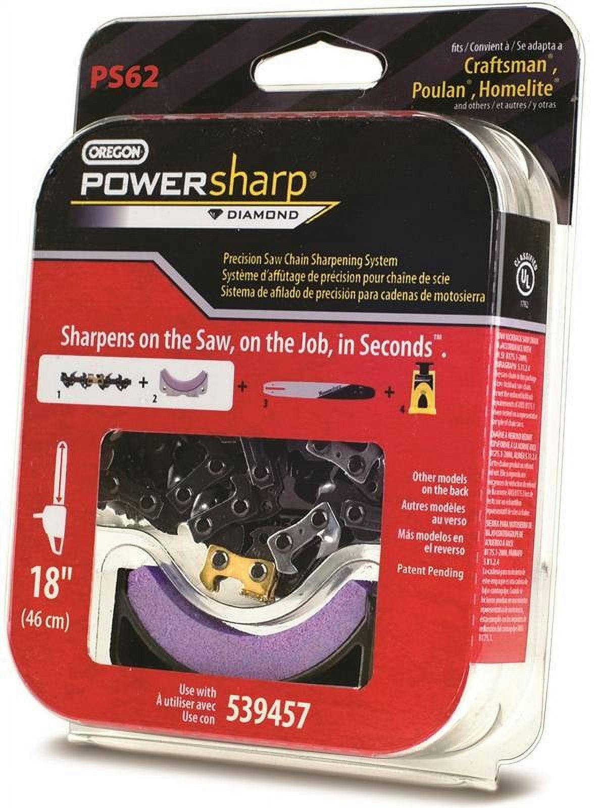 18" Self-Sharpening Chainsaw Chain & Stone Combo for Multiple Brands