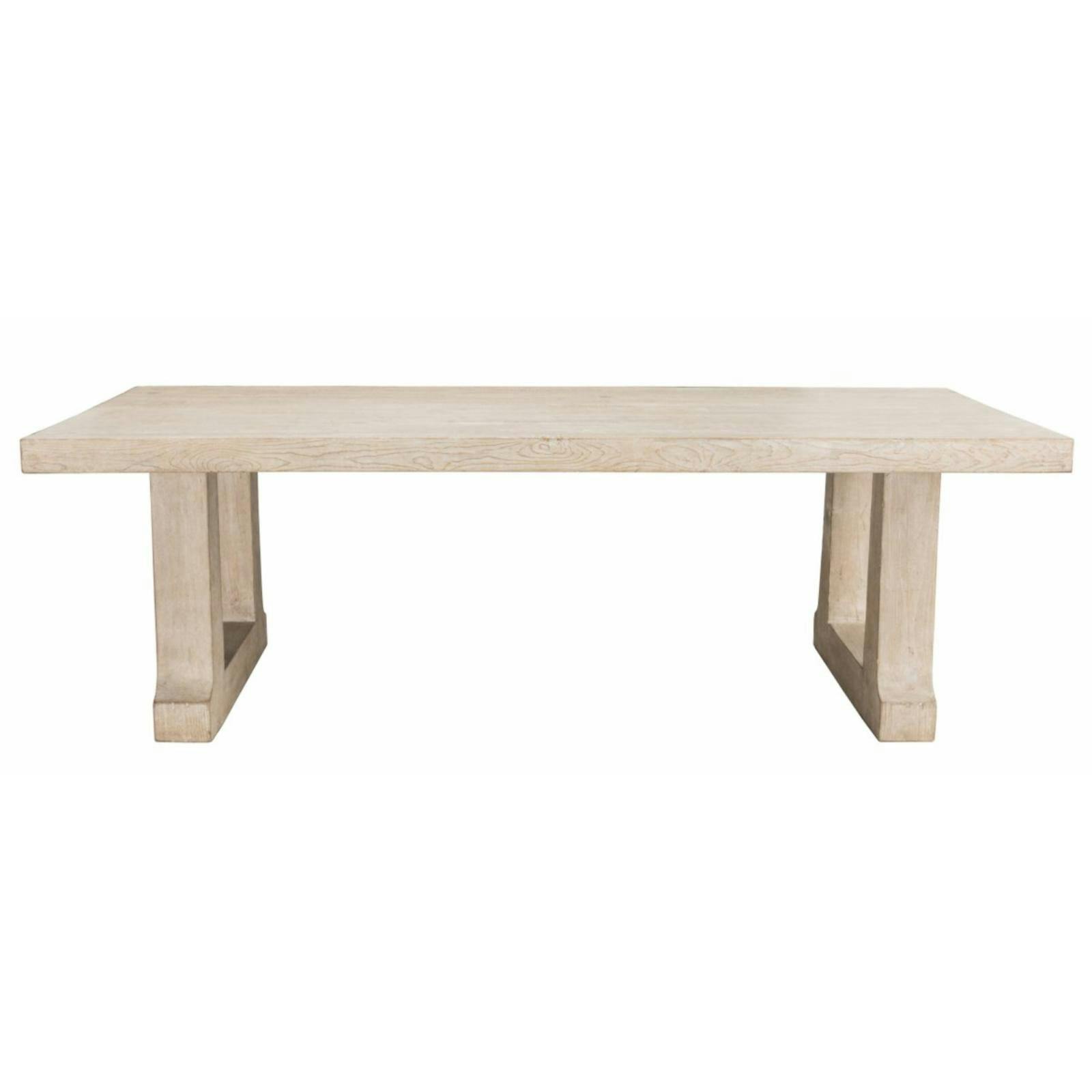 Palmer 94" Beige Reclaimed Pine Extendable Dining Table