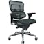 ErgoFlex High Back Executive Mesh Chair with Adjustable Arms - Green
