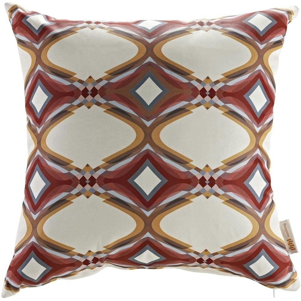 Modway Repeat Square Indoor/Outdoor Floral Pillow