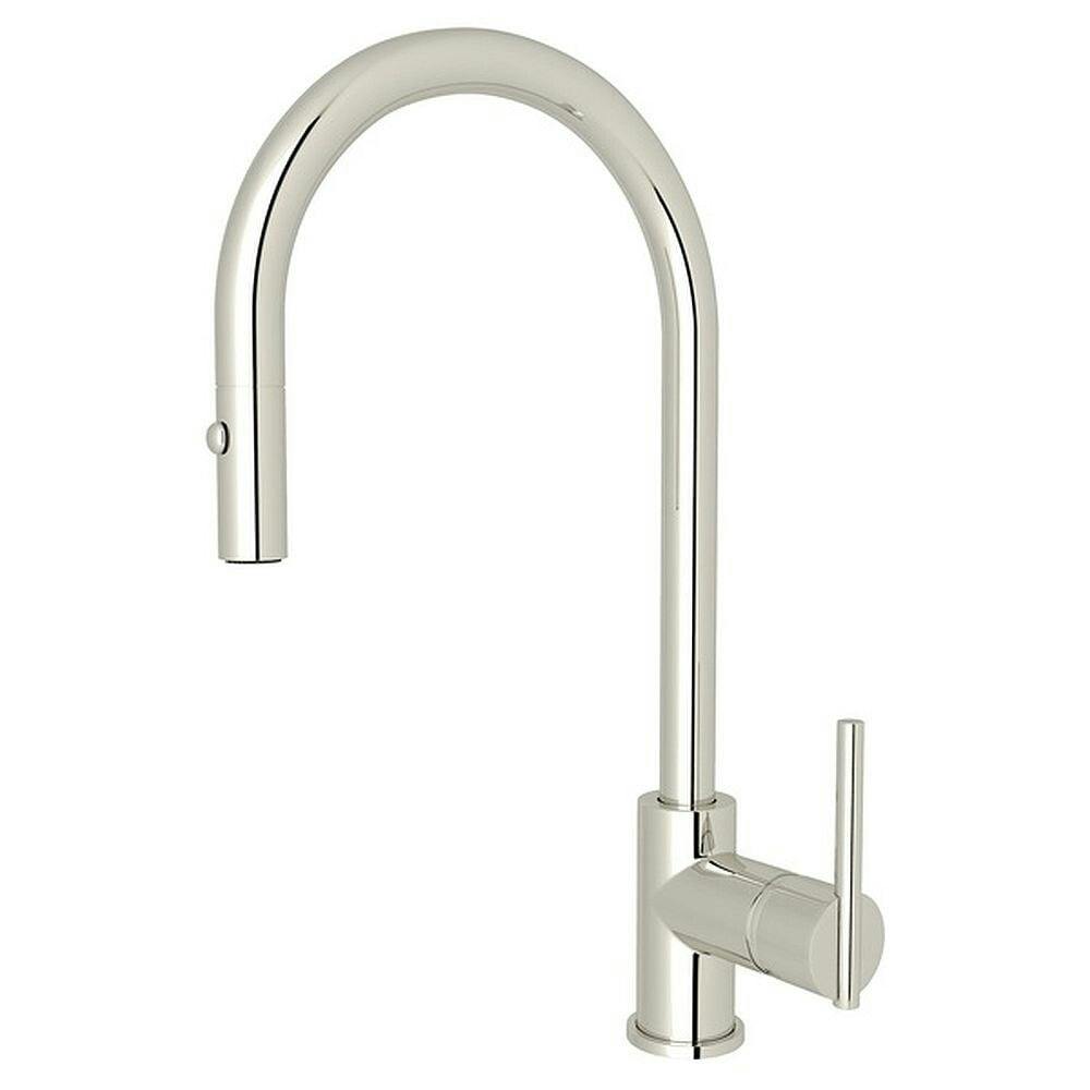 Lombardia 16" Polished Nickel Pull-Down Kitchen Faucet