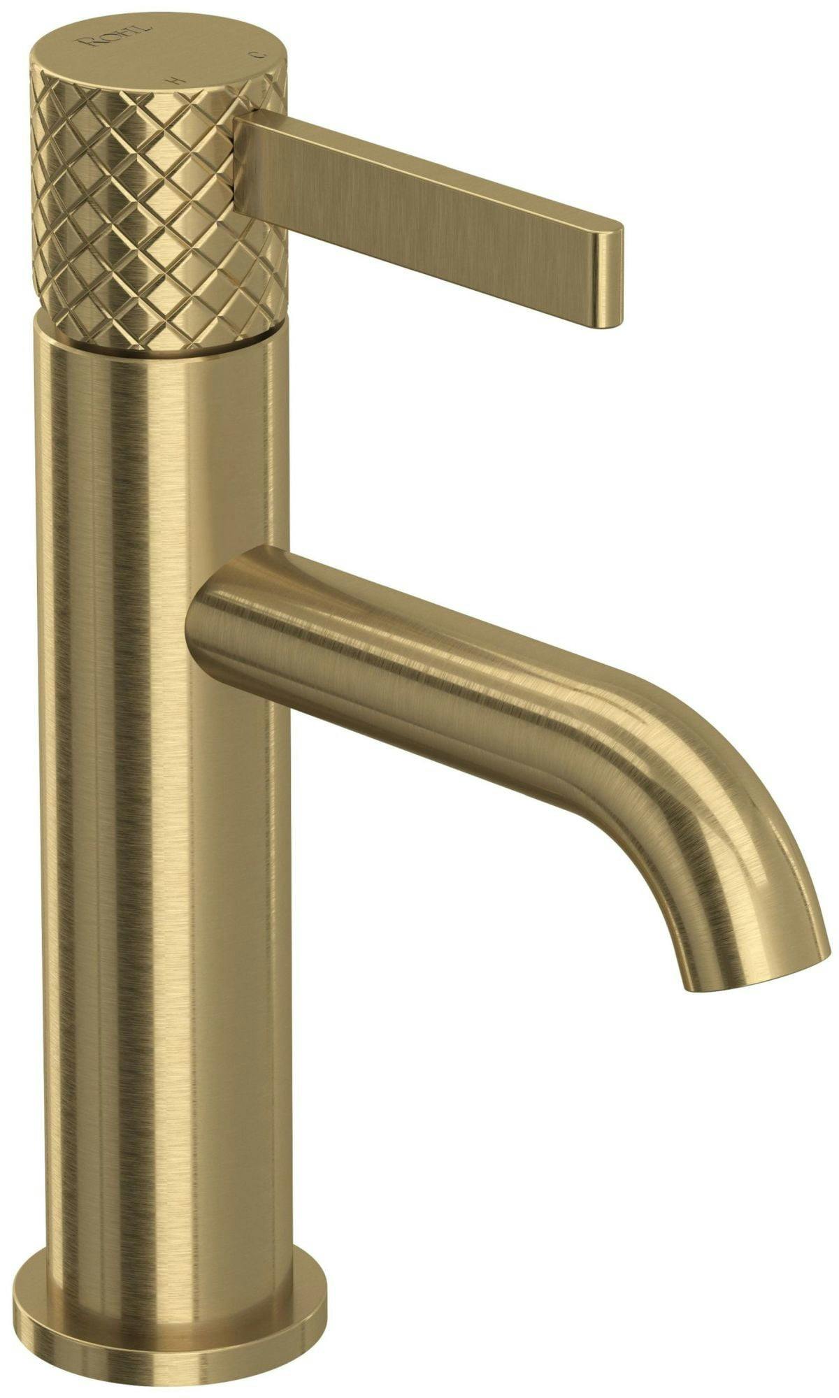 Elegant Tenerife Polished Nickel Single Hole Faucet with Brass Accents