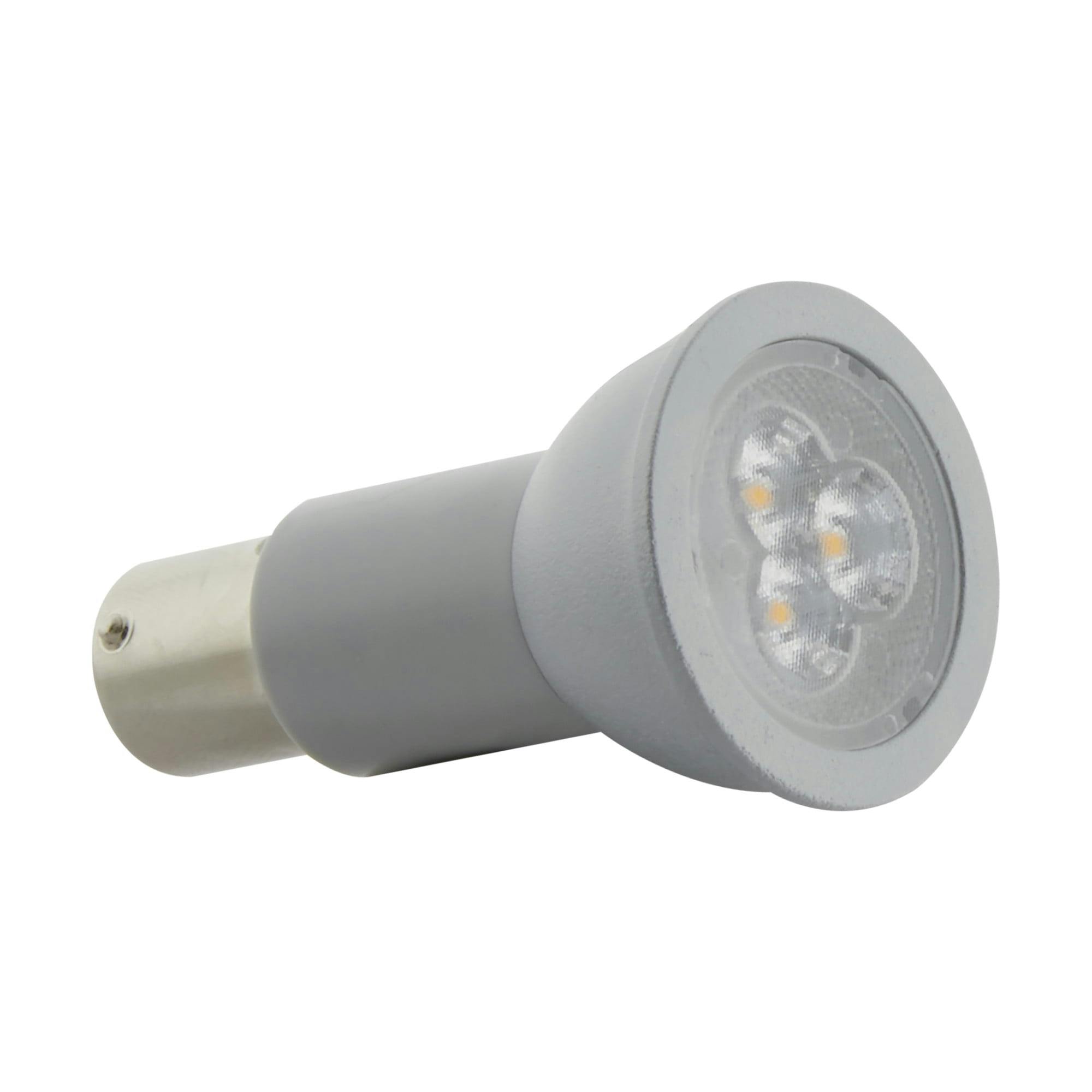 Bayonet 3W R12 LED Bulb for Elevators and Displays - Silver