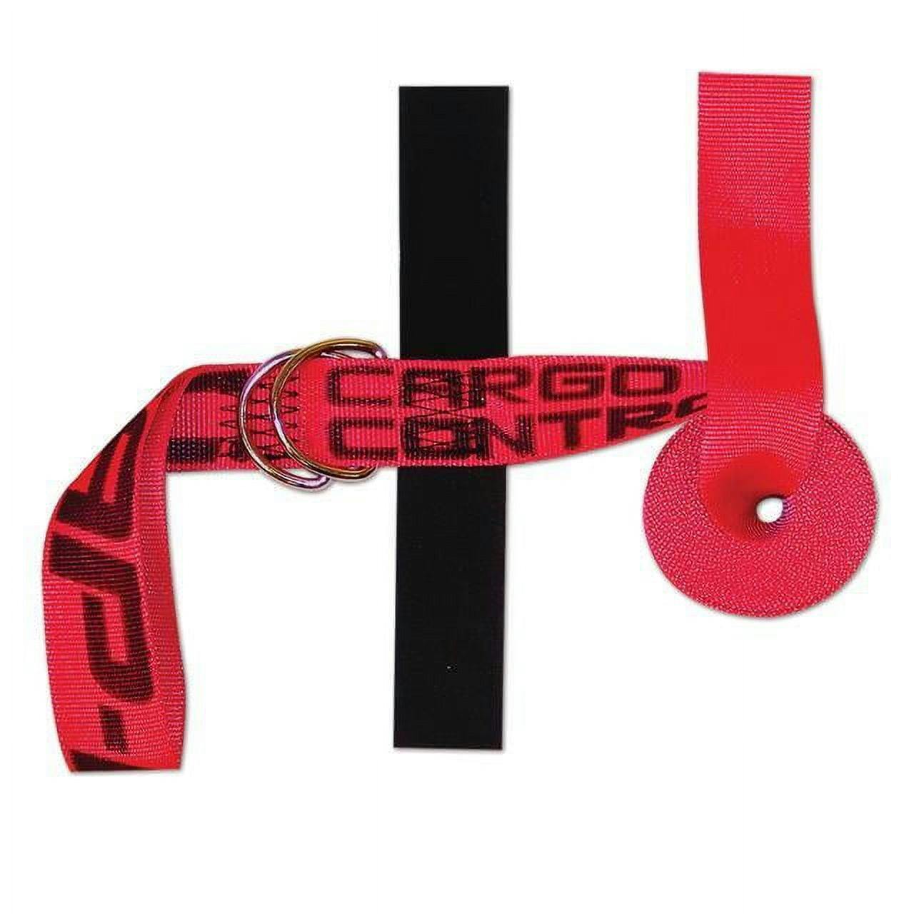 Ultimate Red Polyester 15' Hand Truck Cinch Strap with D-Ring Grip