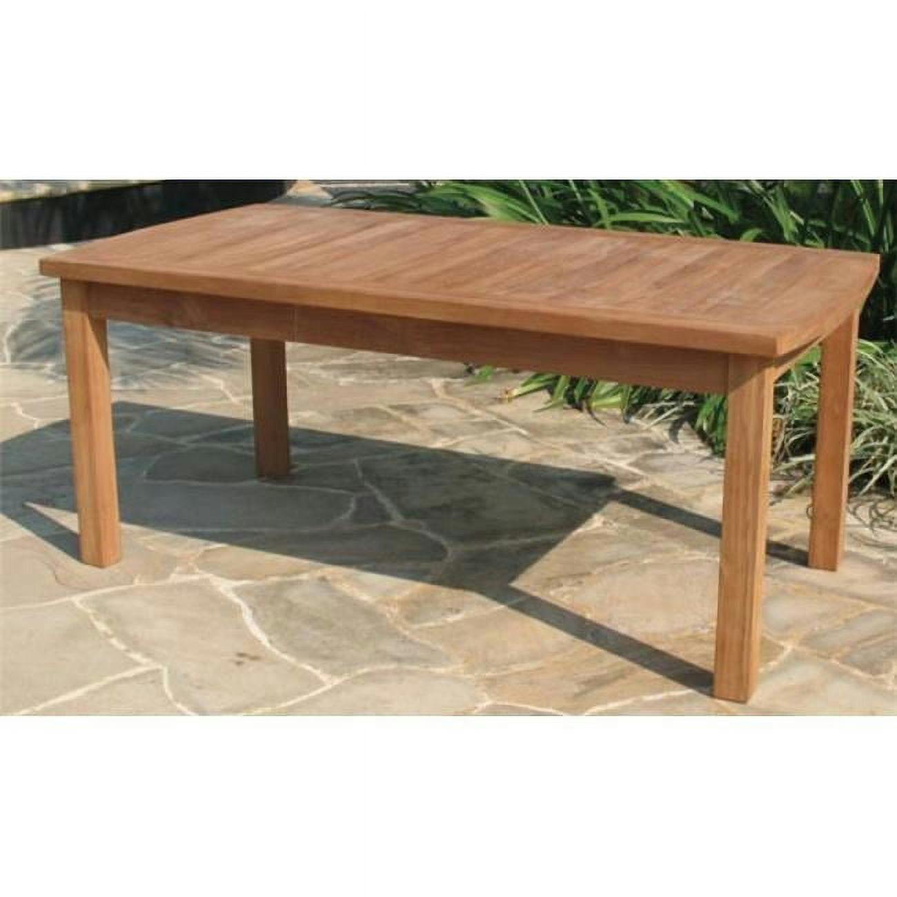 Natural Teak Rectangular Indoor & Outdoor Coffee Table