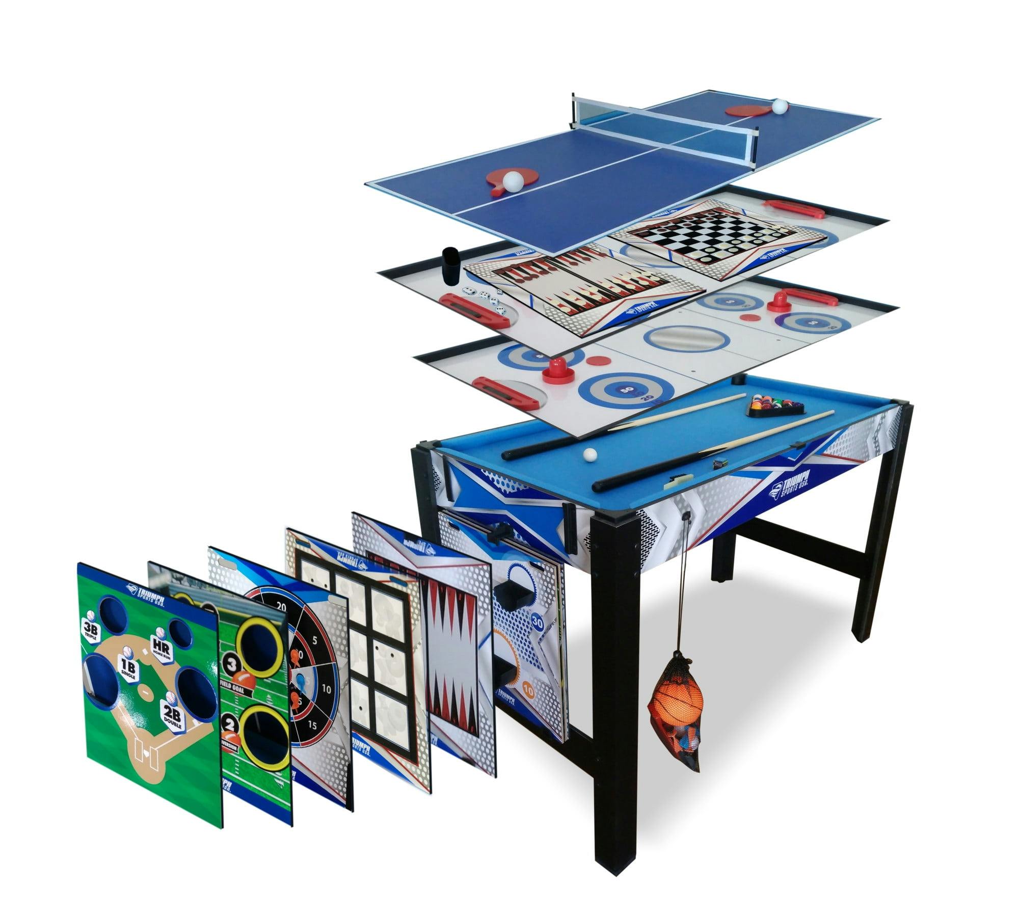 Triumph 48" Compact 13-in-1 Multigame Table for Kids