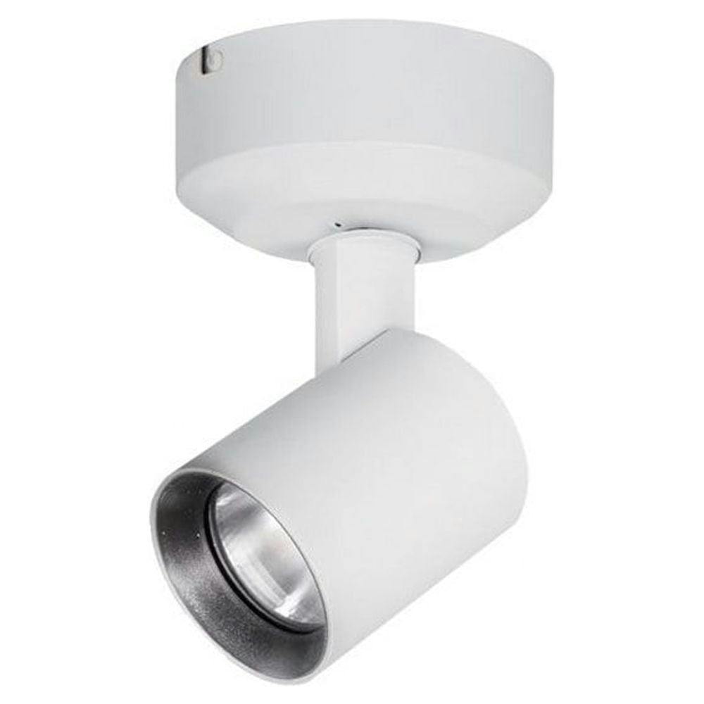 Lucio 10W White Aluminum LED Monopoint Spot Light with Adjustable Beam