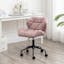 Eldon 20.5'' Pink Diamond Tufted Fabric Office Chair with Adjustable Swivel