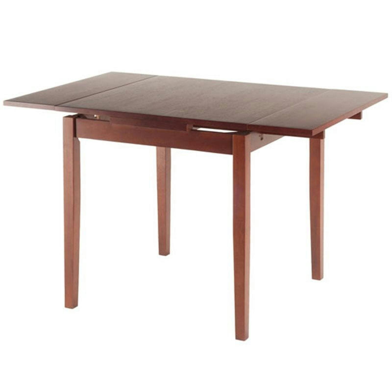 Winsome Pulman 48" Square Extendable Walnut Dining Table