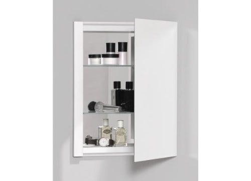 Modern Square 20" Frameless Medicine Cabinet with Interior Mirror