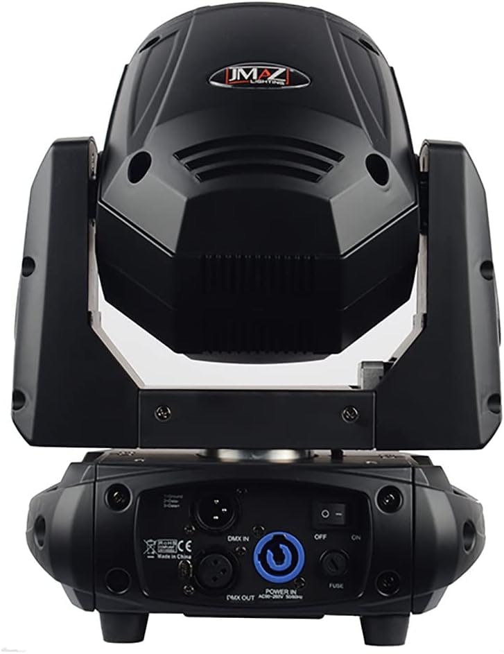 Lumina Pro 75W Black LED Moving Head Spotlight with 3-Facet Prism