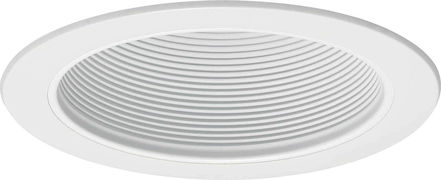 6" Sleek White Aluminum LED Recessed Light for Indoor/Outdoor