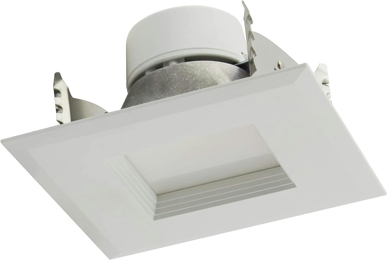 Modern Square White Aluminum 4-inch LED Downlight