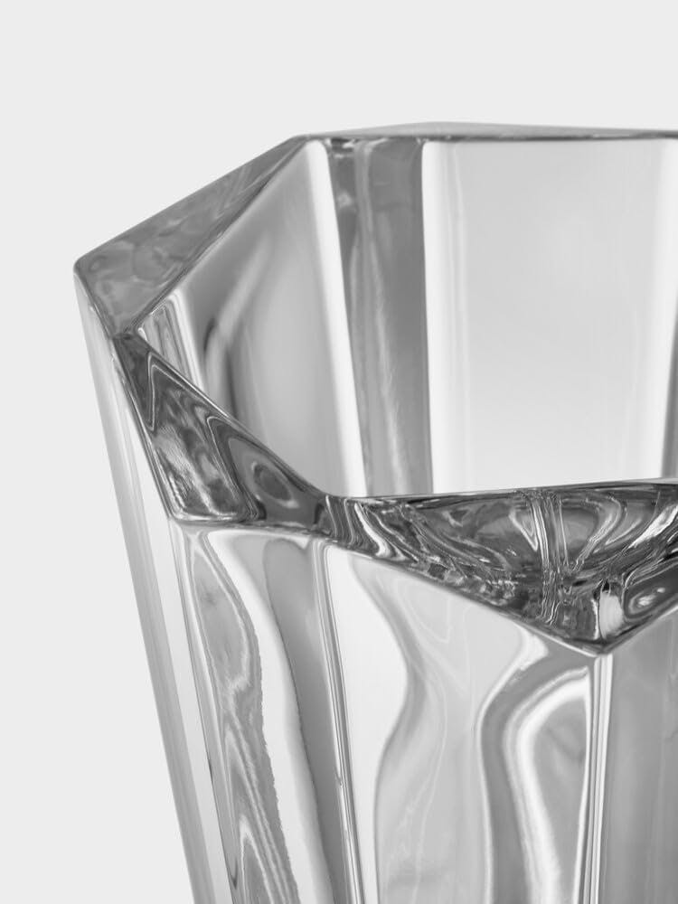 Precious Handmade Large Crystal Clear Table Vase