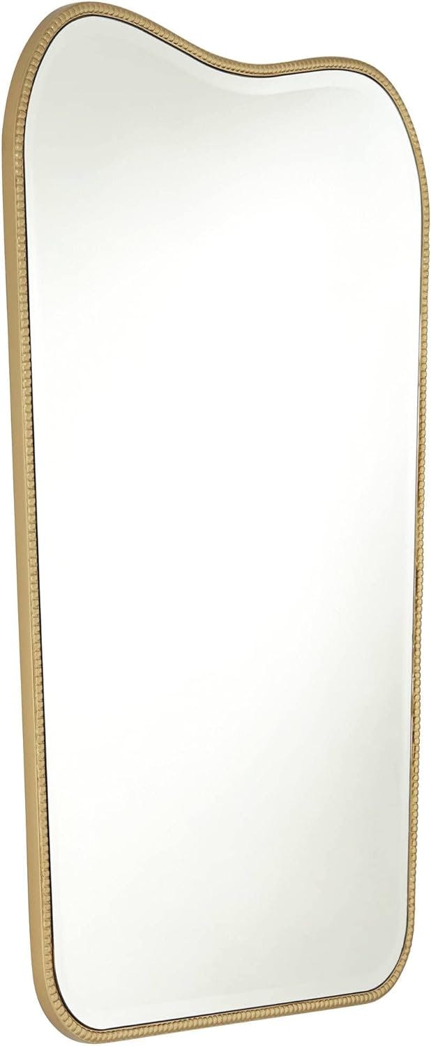 Lyana Modern Beveled Edge Vanity Mirror in Matte Gold