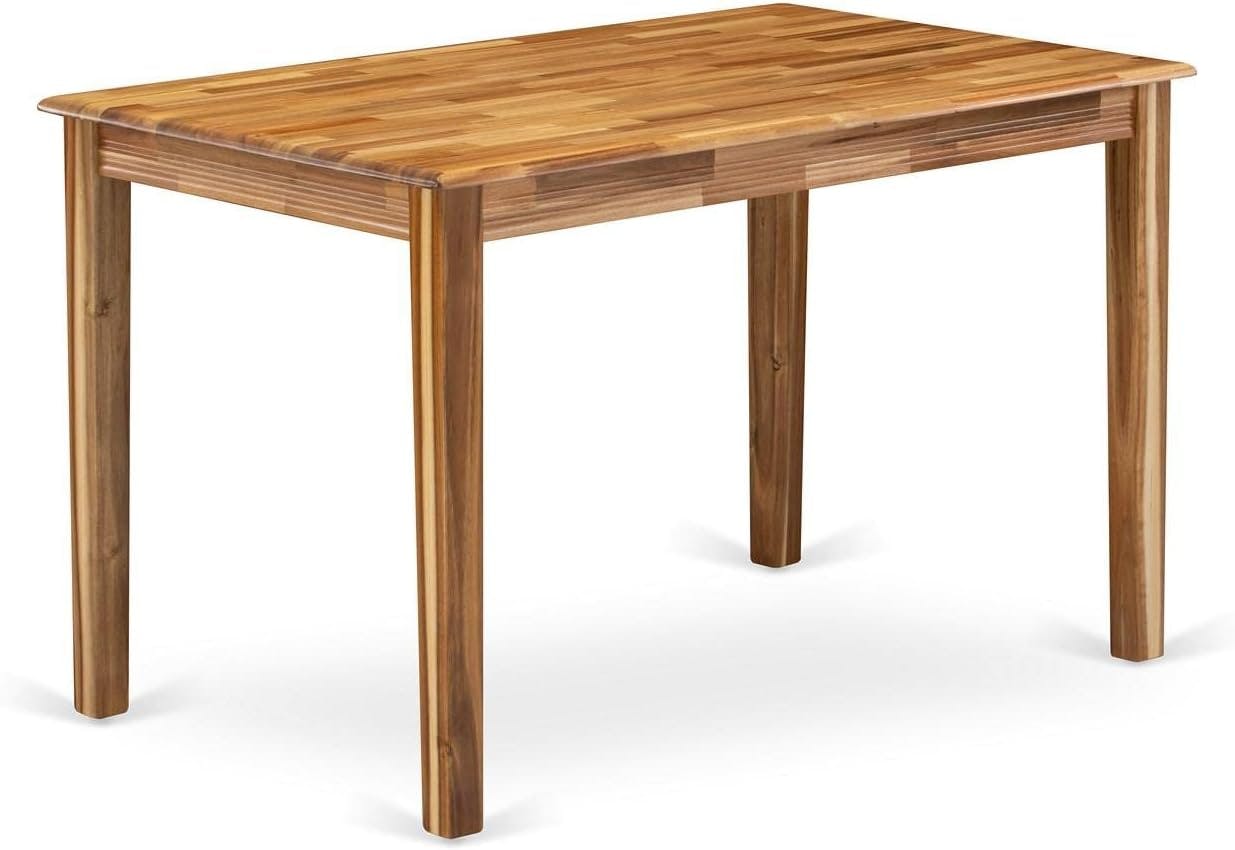 Yarmouth Natural Rectangular Solid Wood Dining Table 48x30