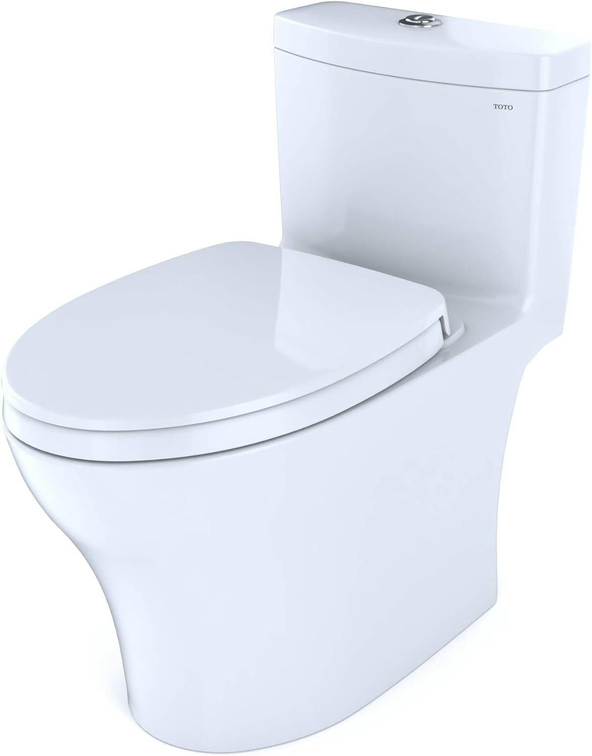 Elongated Bone Vitreous China Dual-Flush High-Efficiency Toilet