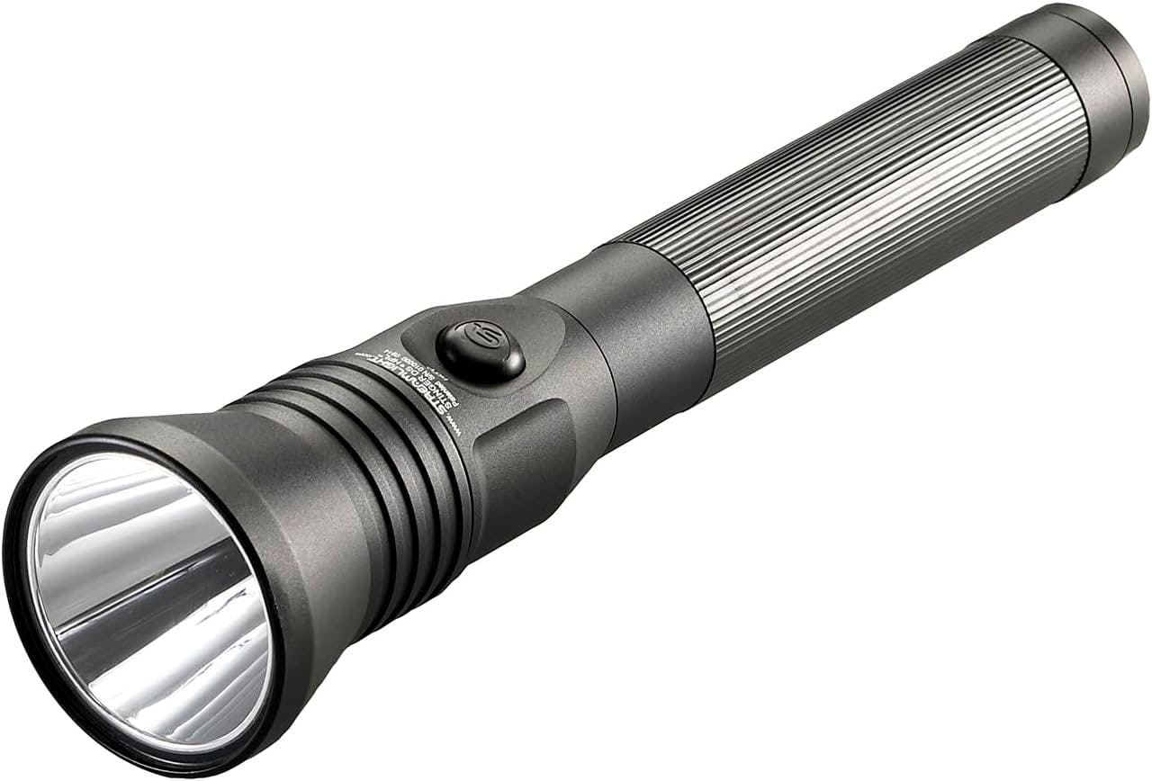 Compact Black Aluminum Rechargeable LED Tactical Flashlight, 160 lm
