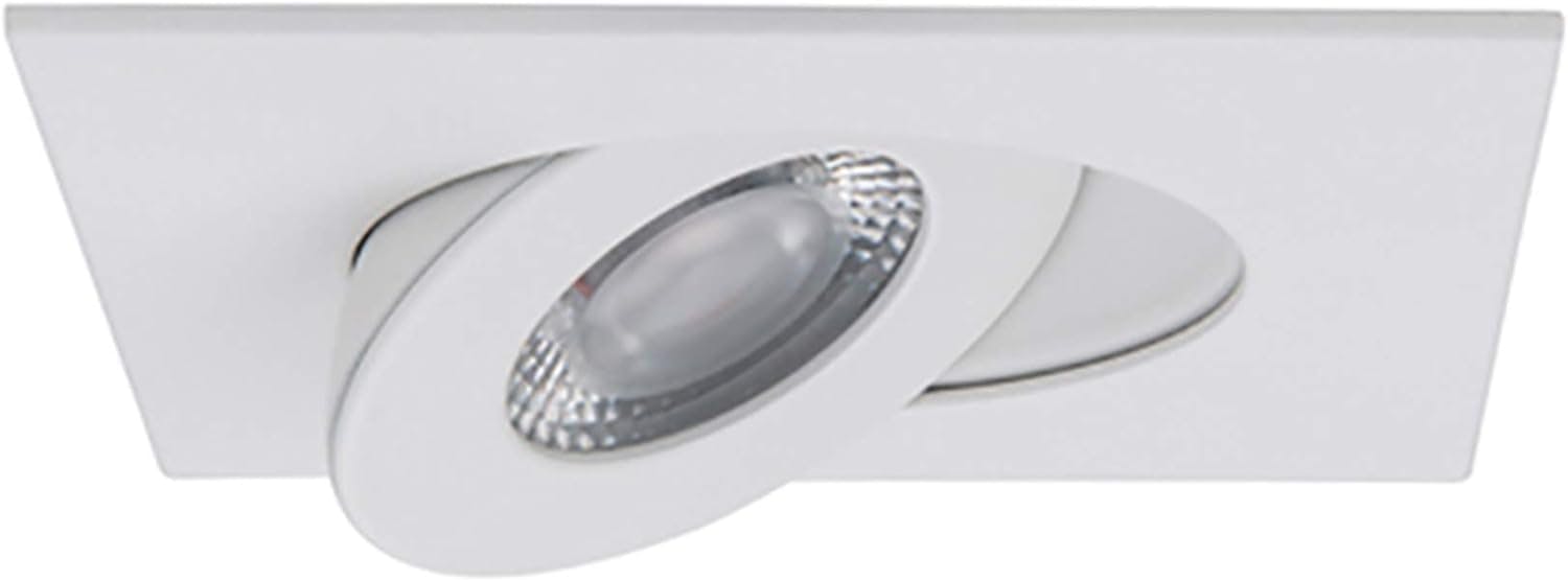 Lotos 3.5'' White Aluminum Canless LED Recessed Lighting Kit