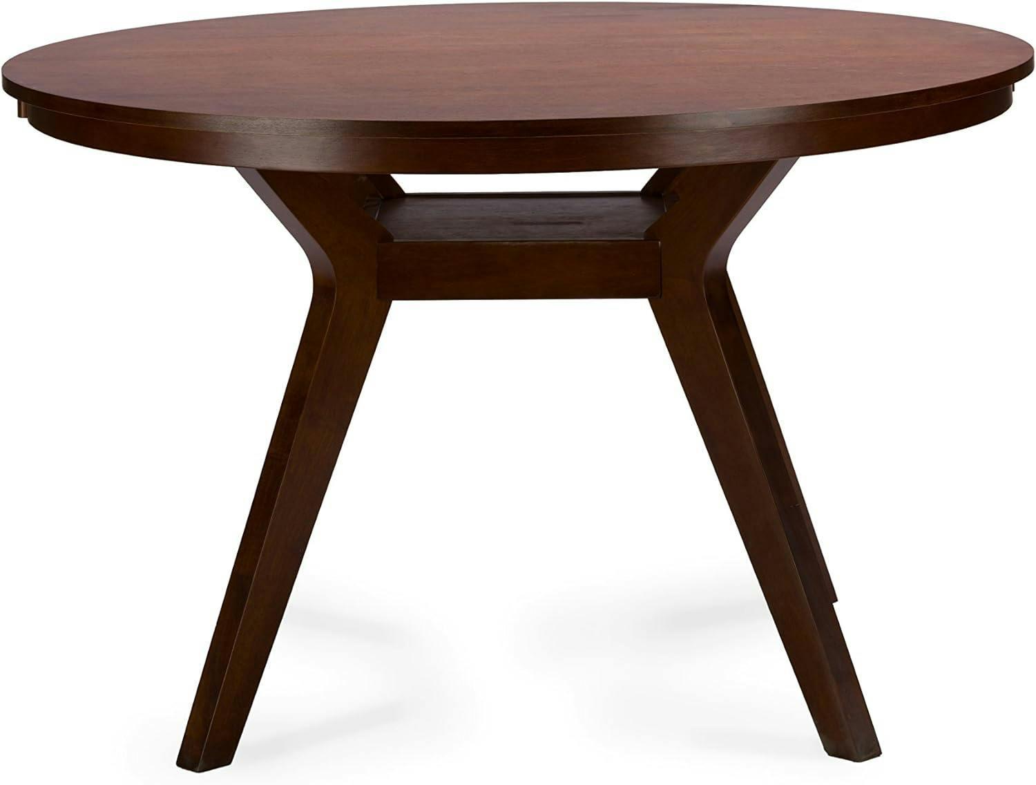 Montreal Art Deco Inspired Round Walnut Dining Table - Seats 8