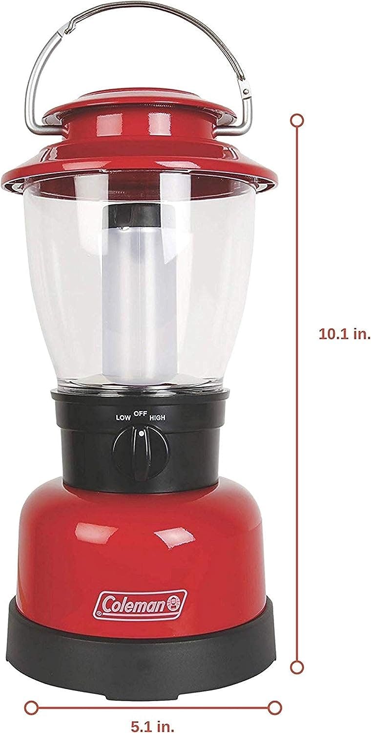 Classic Red 400 Lumens Durable LED Camping Lantern