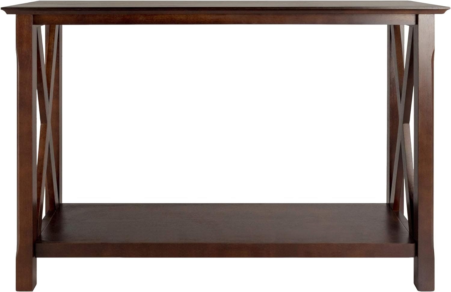 Cappuccino Elegance 45" Wood Composite Console Table with Storage