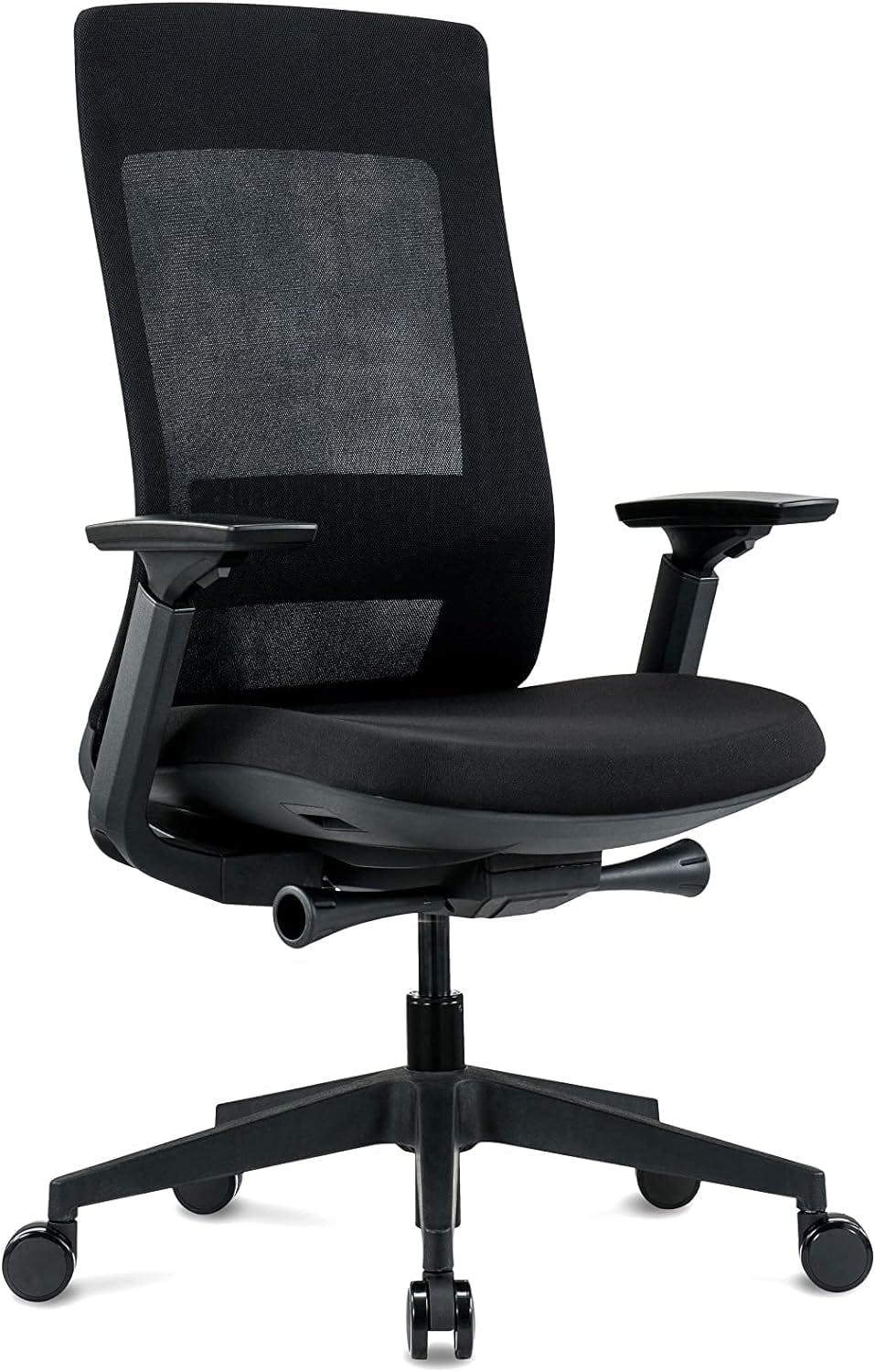 Elevate High-Back Executive Mesh and Fabric Swivel Chair in Black
