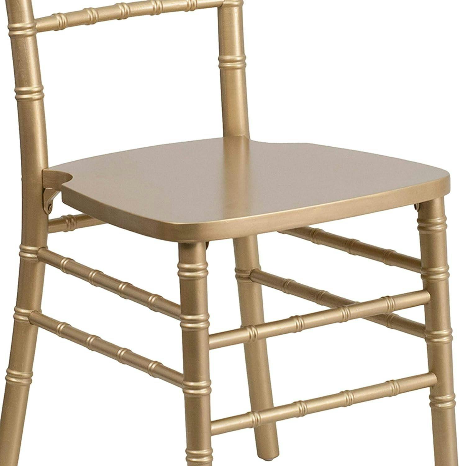 Elegant Gold Wood Chiavari Banquet Chair