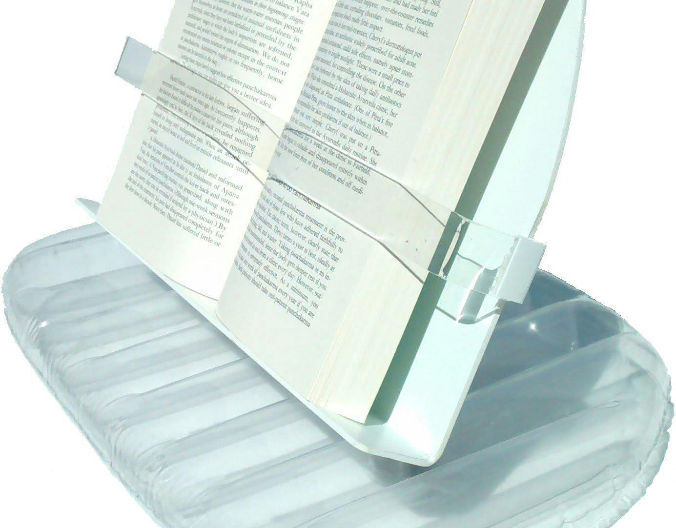 Buoyant Clear Acrylic Floating Book/Tablet Caddy for Bath and Pool