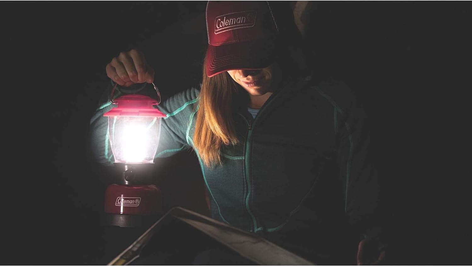 Classic Red 400 Lumens Durable LED Camping Lantern
