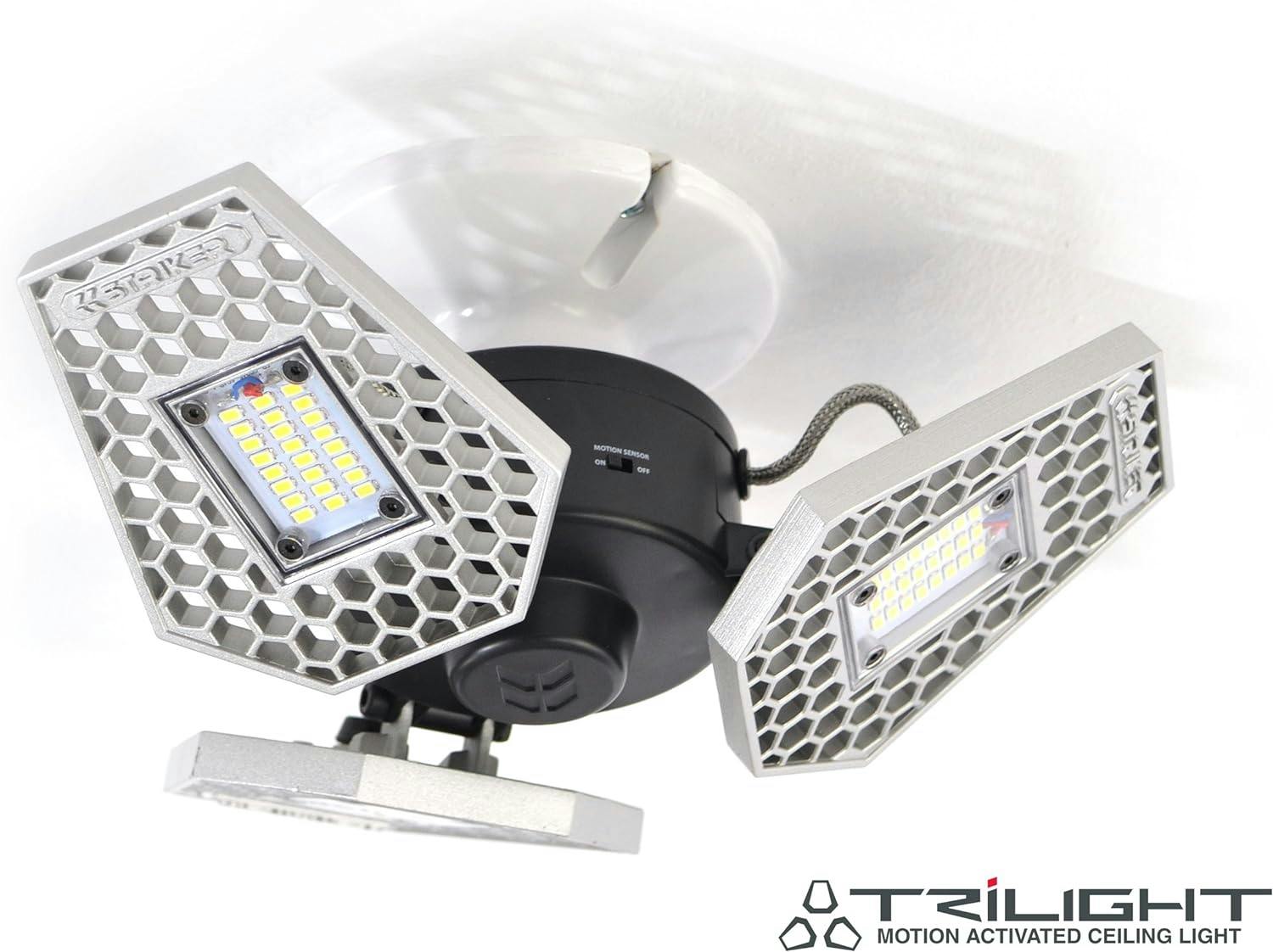 UltraBright 4000 Lumens LED Aluminum Motion-Activated Ceiling Light