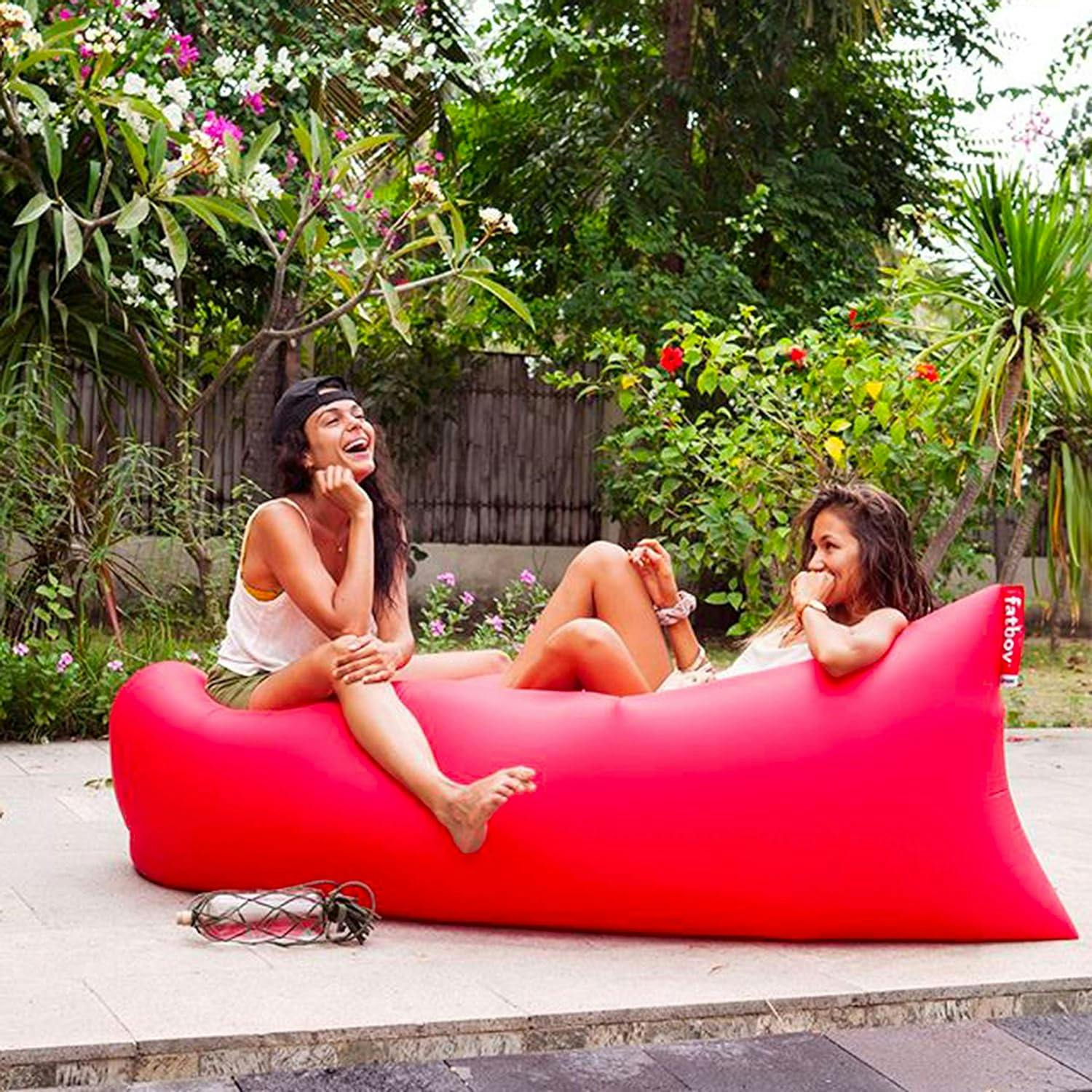 Lamzac Portable Inflatable Beach Lounger with Nylon Carrying Case