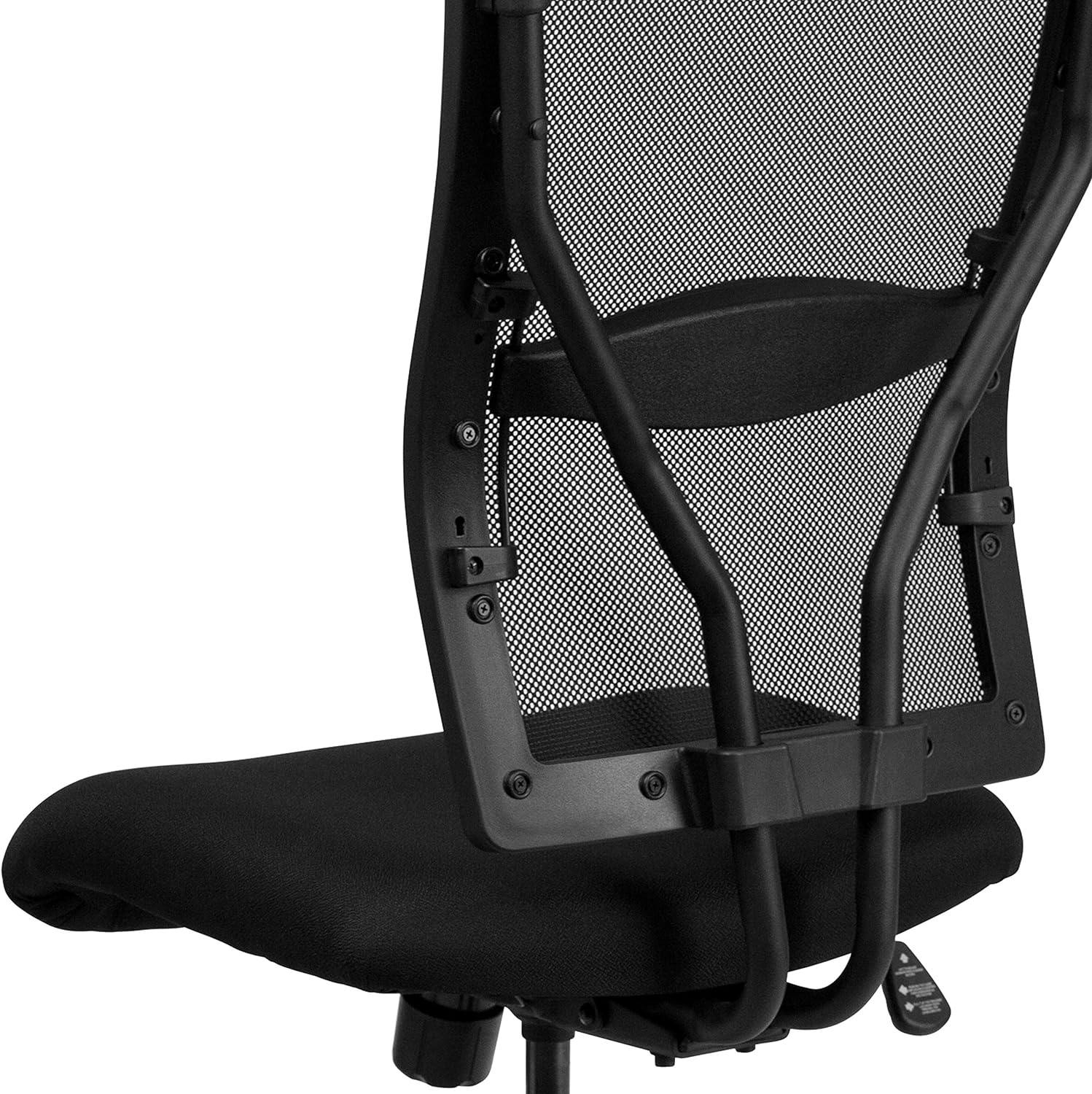 Ergonomic High-Back Mesh Executive Swivel Chair in Black