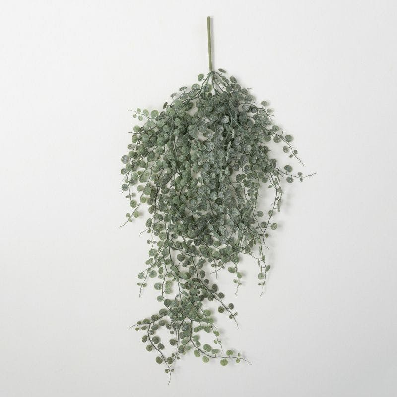 Dusty Green Mini Leaf Vine 42.5"H Artificial Tabletop Flora