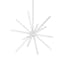 Sirius Minor Elegant 20" White Sputnik LED Chandelier