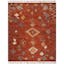 Hand-Knotted Artisan Red Wool 8' x 10' Rectangular Area Rug