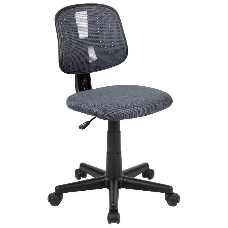 ErgoFlex Mid-Back Mesh Swivel Task Chair in Black