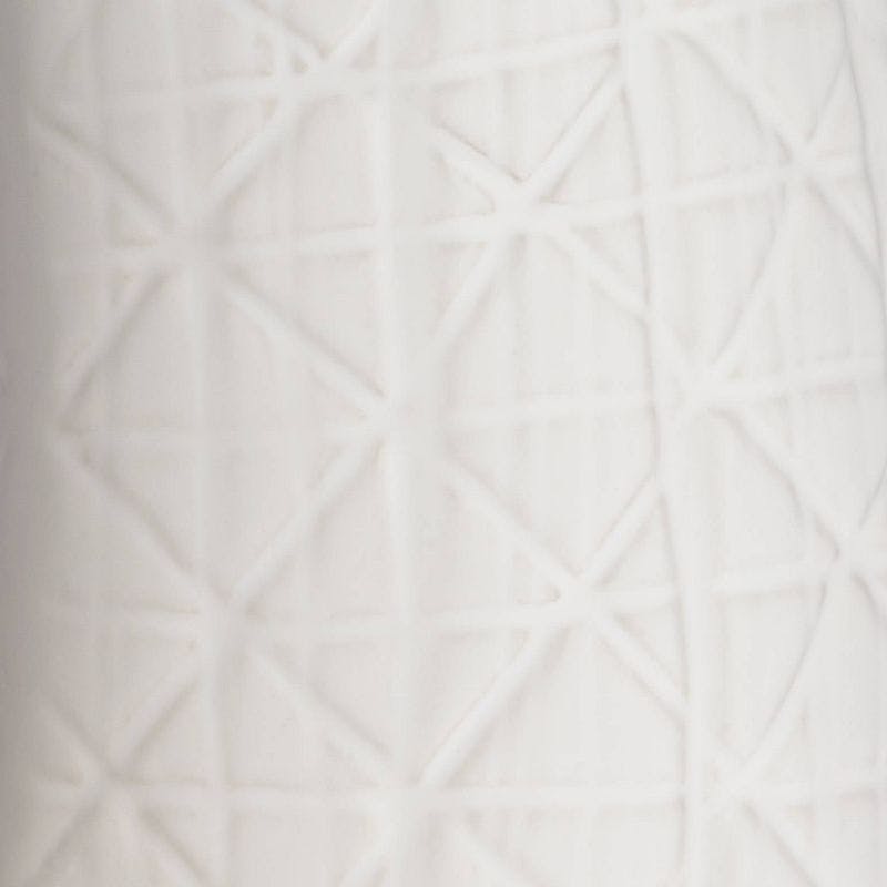 Albuquerque Matte White 12" Porcelain U-Shaped Decorative Vase